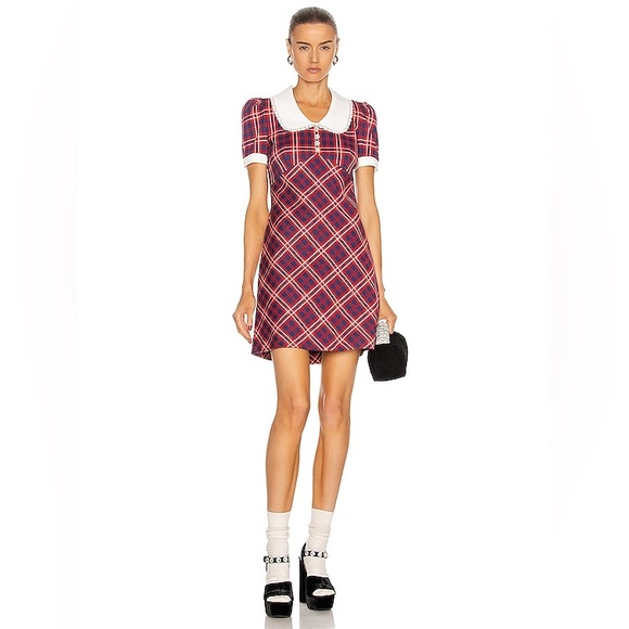 Miu Miu Dresses & Skirts - Miu Miu Plaid mini dress